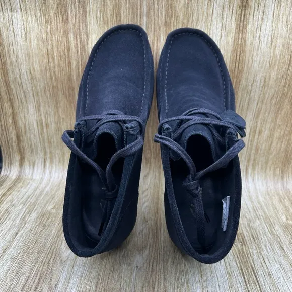 Clarks Wallabee EVO Men's Size 11 M Black Noir Chukka Suede Boots Shoes