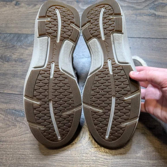 {Clark's} Wavewash Fulcrum‎ Point Grey Booties Size 9.5