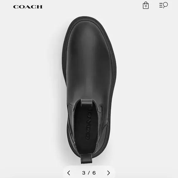 Coach Black Men's Boots