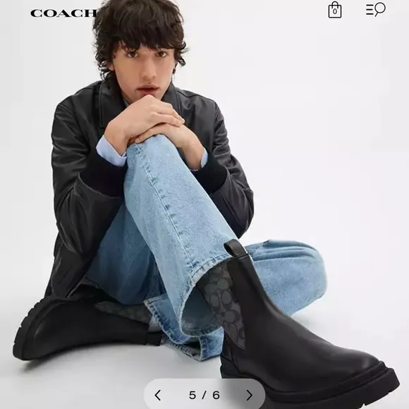 Coach Black Men's Boots