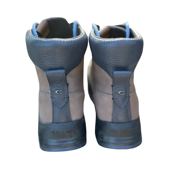 Coach Hybrid Urban Hiker Boots Shoes Dirty Grey Oki Sz 13 D Style G3526 Workwear
