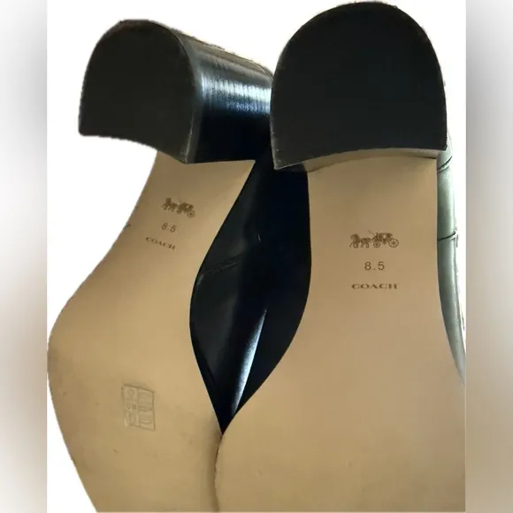 Coach Women's Black Leather Boots