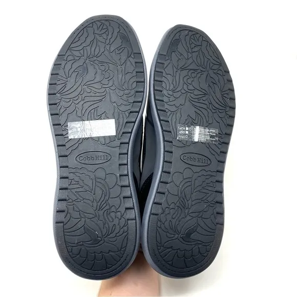 Cobb Hill WOMEN'S SKYLAR WATERPROOF LOW LACE-UP SNEAKER Black XWIDE
