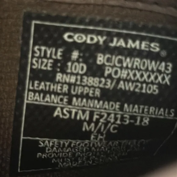 Cody James Men's Disruptor Waterproof Work Boot Composite