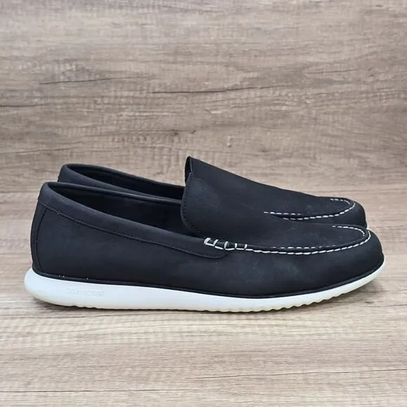 Cole Haan 2.Zerogrand Venetian Men's Size 11M Black Nubuck Loafers (C33820)