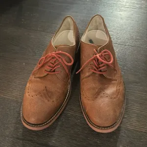 Cole Haan Air Franklin Shoes Brown Leather Wingtip Derby Oxford Casual size 8