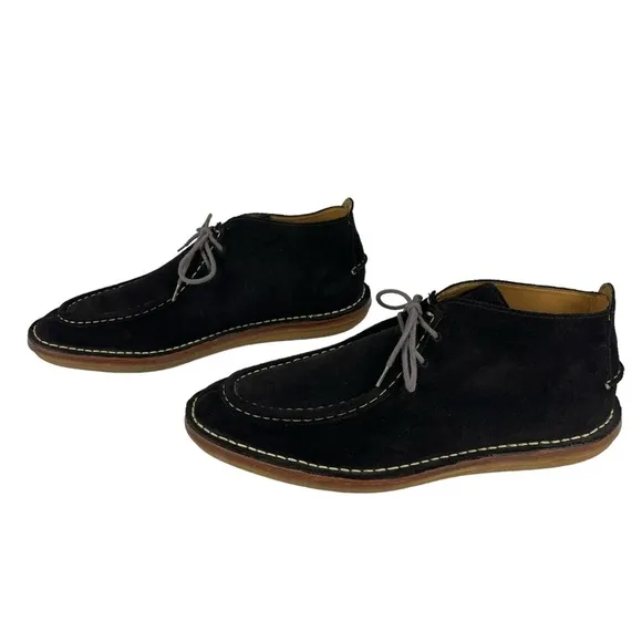 Cole Haan &amp; Todd Snyder Suede Ankle Black Boots Mens Shoes‎ Size 10M