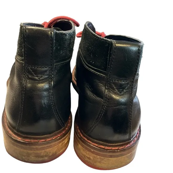 Cole Haan Colton Ankle Chukka Boot Black Ted Laces Size 9.5 C11766