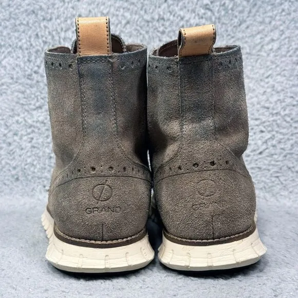 Cole Haan Generation Zerogrand Mens Size 9 Wingtip Sneaker Boots Tonal Rock
