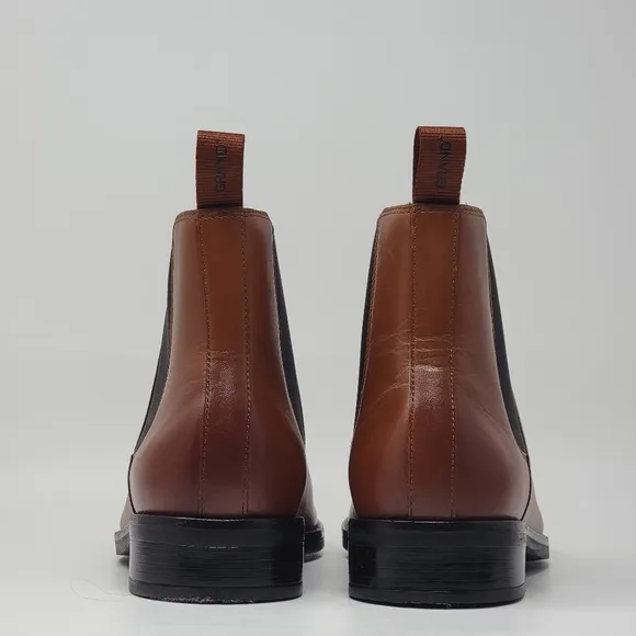 Cole Haan Grand  Dress Chelsea Leather Boots C37859 British Tan Mens Size 12 New