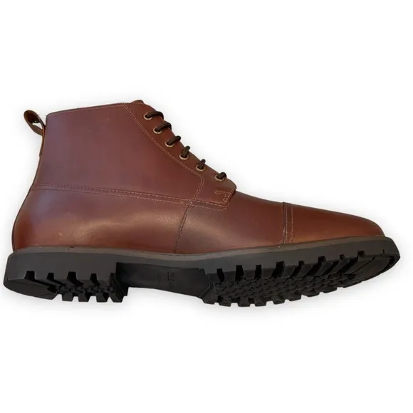 Cole Haan Grand  Lug Boots Mens 10 M Brown Bayou Water Repellant READ