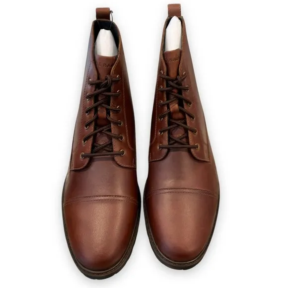 Cole Haan Grand  Lug Boots Mens 10 M Brown Bayou Water Repellant READ