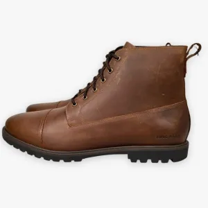 Cole Haan Grand  Lug Boots Mens 13 M Brown Bayou Water Repellant READ