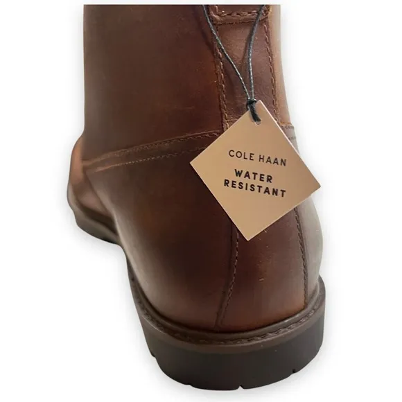 Cole Haan Grand  Lug Boots Mens 13 M Brown Bayou Water Repellant READ