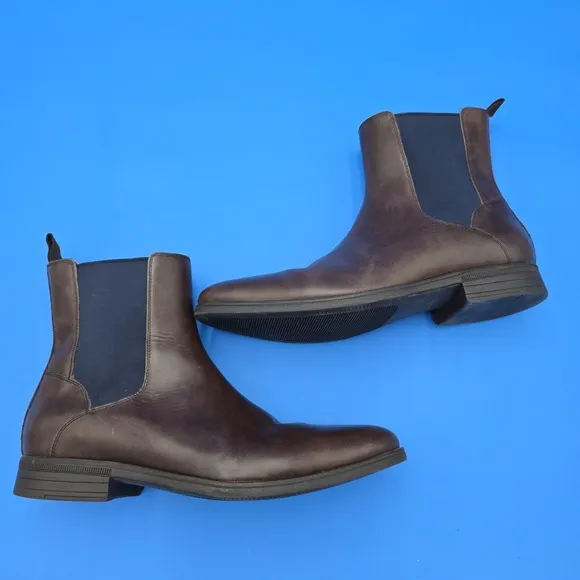 Cole Haan Grand Os Brown Leather Ankle Boots C20269  Men's Size 11M EUC