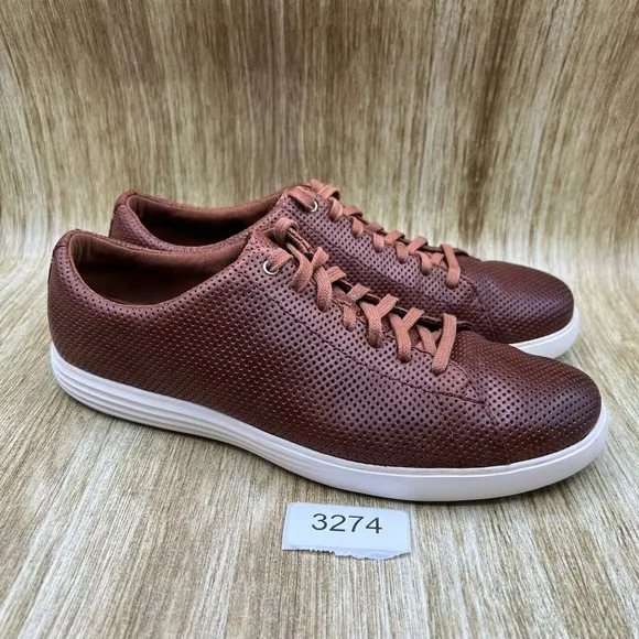 Cole Haan Grand OS Men's Size 9 M Brown Casual Sneakers Dress Shoes C27899