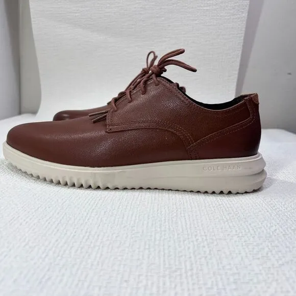 Cole Haan Grand   Oxford Shoe Mens 10.5M British Tan Brown C36935 Career Comfort