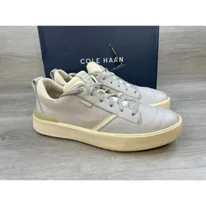 Cole Haan Grand Pro Crew C36797 Men's 10.5M Gray Leather Lace Up Casual Sneaker