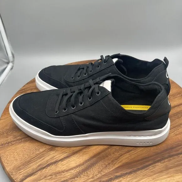 COLE HAAN Grandpro 360 Rally Court Casual Shoes Mens 13 M C34741 Black Canvas