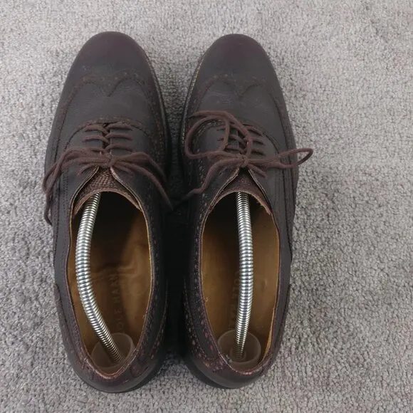 Cole Haan LunarGrand Mens Size 11.5 Shoes Brown Leather Wingtip Oxford Casual
