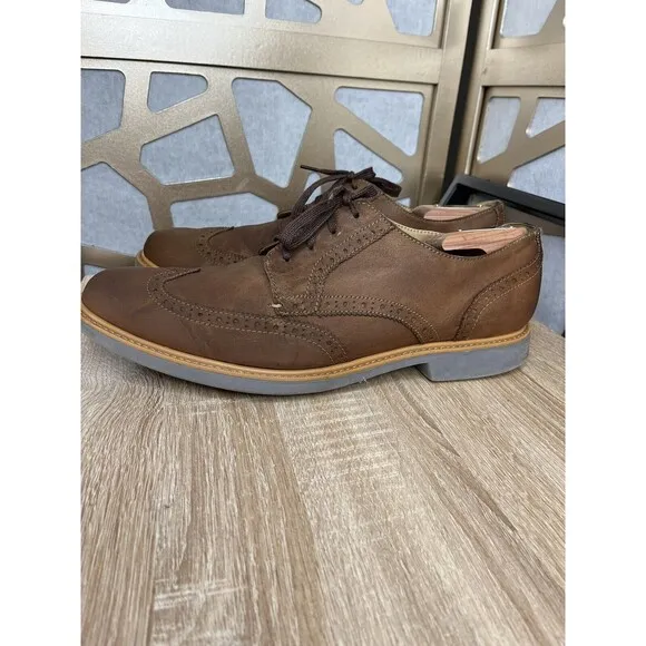 Cole Haan Men Oxford Lace Up Leather Suede Men Dress Shoes 11.5 M