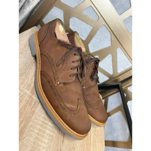 Cole Haan Men Oxford Lace Up Leather Suede Men Dress Shoes 11.5 M