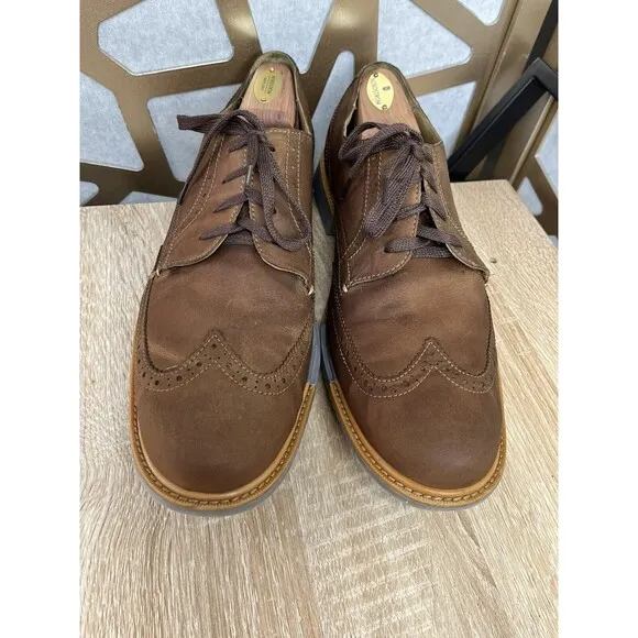 Cole Haan Men Oxford Lace Up Leather Suede Men Dress Shoes 11.5 M