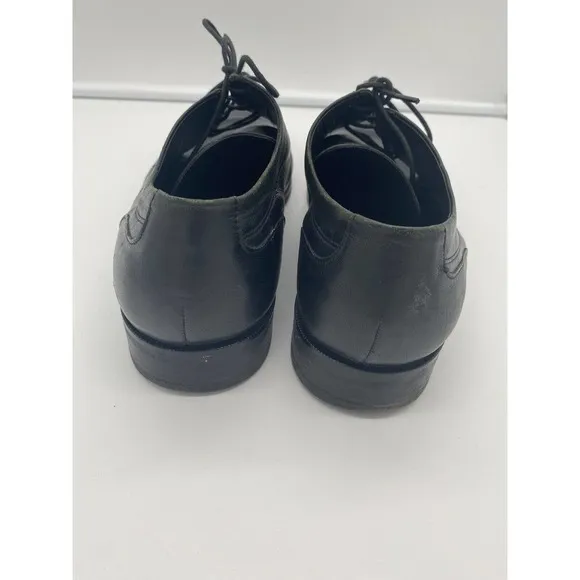 Cole‎ Haan Mens Grand Leather Air Insoles Oxford Lace Up Dress Shoes Black 10.5
