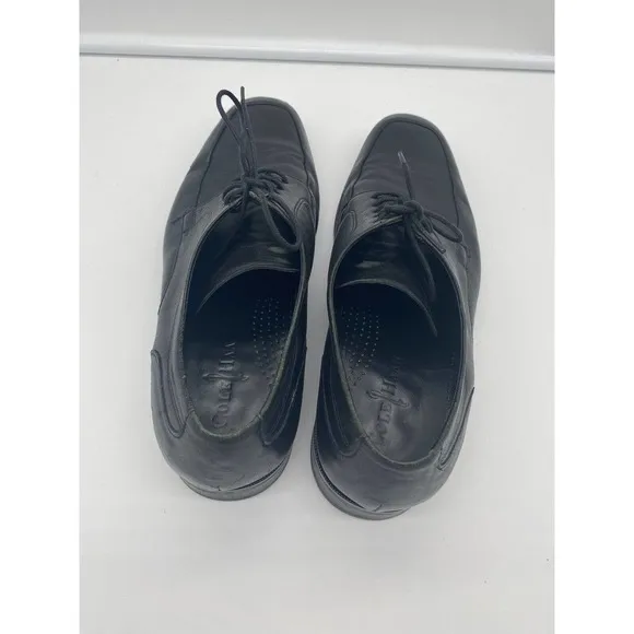 Cole‎ Haan Mens Grand Leather Air Insoles Oxford Lace Up Dress Shoes Black 10.5