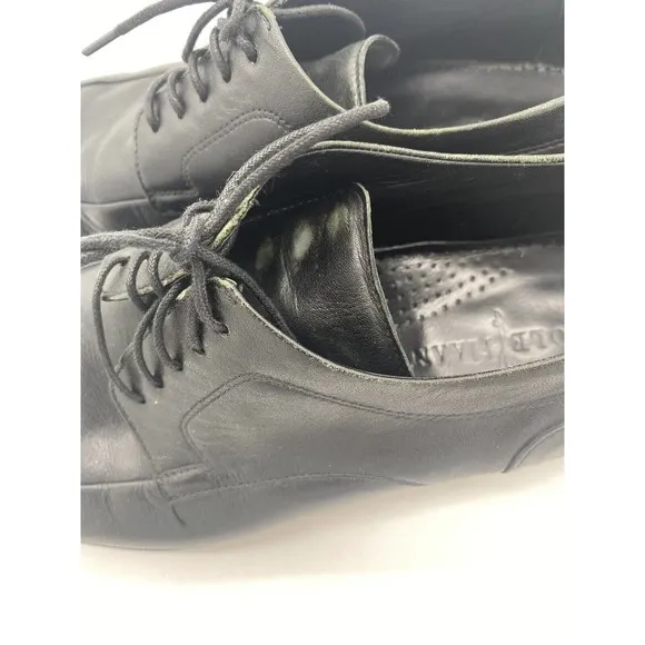 Cole‎ Haan Mens Grand Leather Air Insoles Oxford Lace Up Dress Shoes Black 10.5