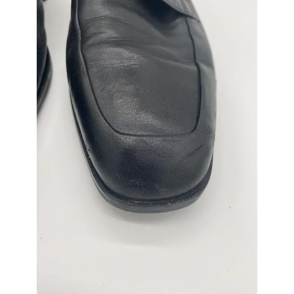 Cole‎ Haan Mens Grand Leather Air Insoles Oxford Lace Up Dress Shoes Black 10.5