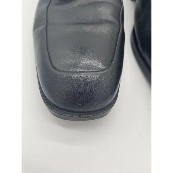 Cole‎ Haan Mens Grand Leather Air Insoles Oxford Lace Up Dress Shoes Black 10.5