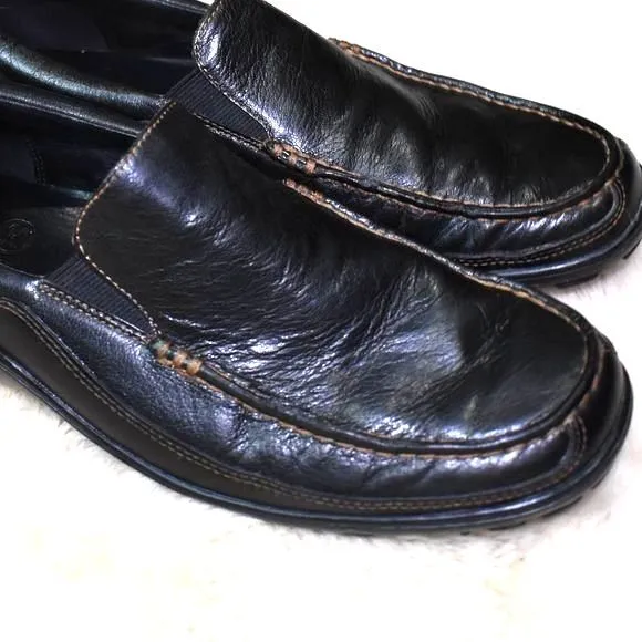 Cole Haan Mens Leather Penny Loafers Size 9 Brown Slip on Tucker Vibram Shoes