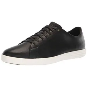 Cole Haan Men's Grand Crosscourt II Black Leather Sneakers 8.5 Wide Shoes
