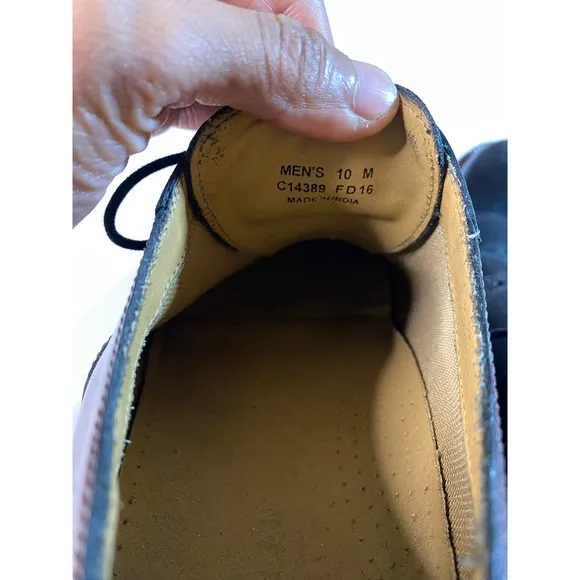 Cole Haan Oxford Black Leather Dress Shoes Men's 10