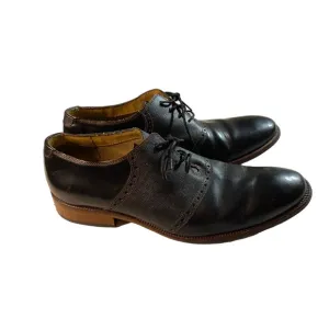 Cole Haan Oxford Black Leather Dress Shoes Men's 10