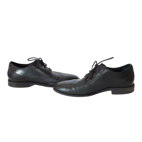 Cole Haan Oxford Dress Shoes Black Wingtip Leather Lace Up Mens 8M Classic