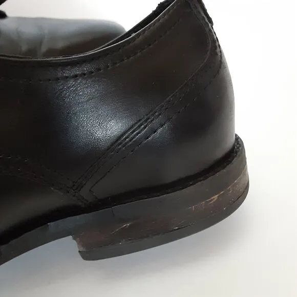 Cole Haan Oxford Dress Shoes Black Wingtip Leather Lace Up Mens 8M Classic