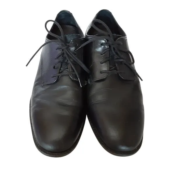 Cole Haan Oxford Dress Shoes Black Wingtip Leather Lace Up Mens 8M Classic