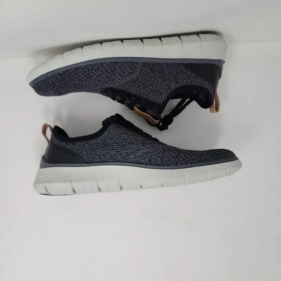 Cole Haan Oxford Shoes Mens 7 Grey Knit Zero Grand Stichlite Logo Comfort