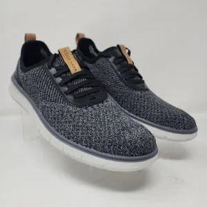 Cole Haan Oxford Shoes Mens 7 Grey Knit Zero Grand Stichlite Logo Comfort