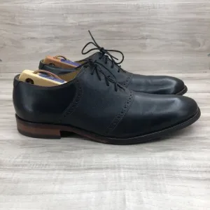 Cole Haan Oxfords Mens 9.5M Black Leather Lace Up Dress Shoes
