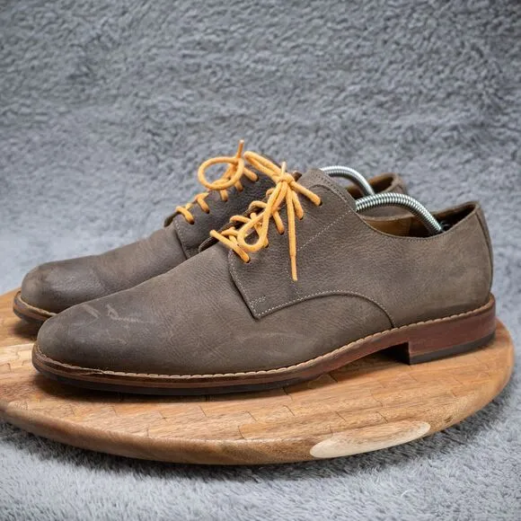 COLE HAAN Pebbled Brown Leather Oxford Derby Dress/Casual Shoes US Men’s 11 M
