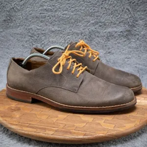 COLE HAAN Pebbled Brown Leather Oxford Derby Dress/Casual Shoes US Men’s 11 M