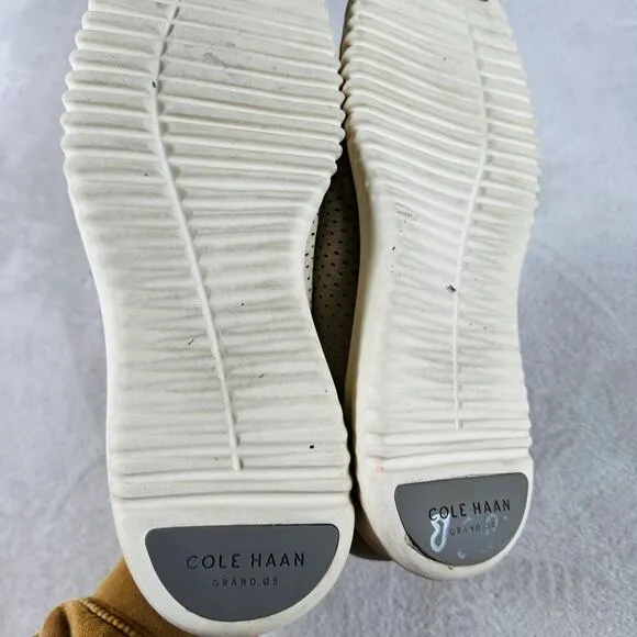 Cole Haan Shoes Men's 11.5 Cream 2.ZeroGrand Laser Wingtip Derby Comfort Lace Up