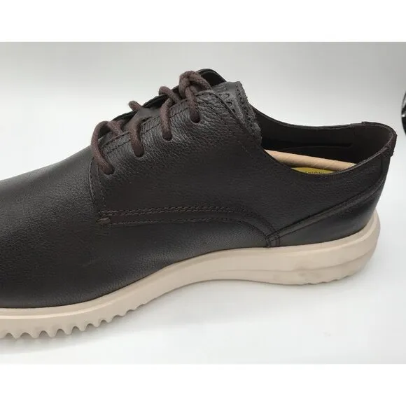 Cole Haan Shoes Mens Size 11.5 W Grand  Plain Toe Oxfords Dress Black Leather