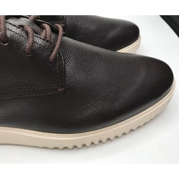 Cole Haan Shoes Mens Size 11.5 W Grand  Plain Toe Oxfords Dress Black Leather