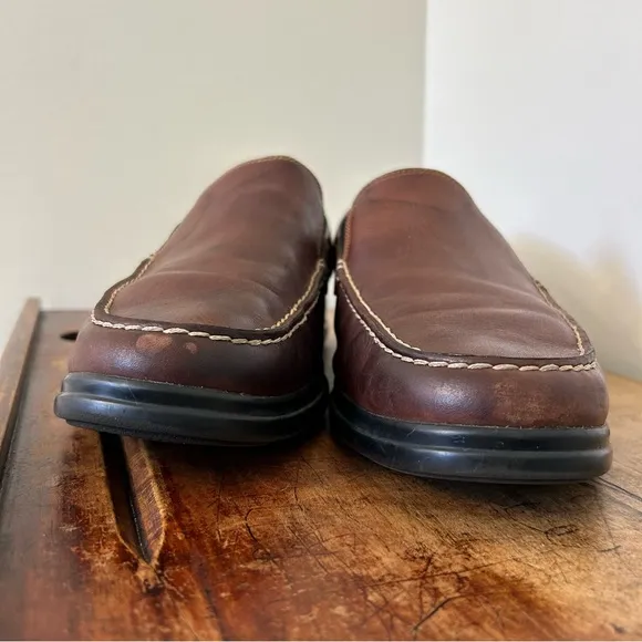 Cole Haan Shoes, Mens sz 13, Santa Barbara Twin Brown Leather Loafers C25477 GUC