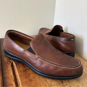 Cole Haan Shoes, Mens sz 13, Santa Barbara Twin Brown Leather Loafers C25477 GUC