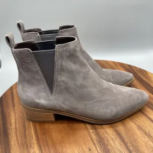 Cole Haan Stormcloud Boots Womens Size 8.5 B Gray Suede Marinne Ankle Booties